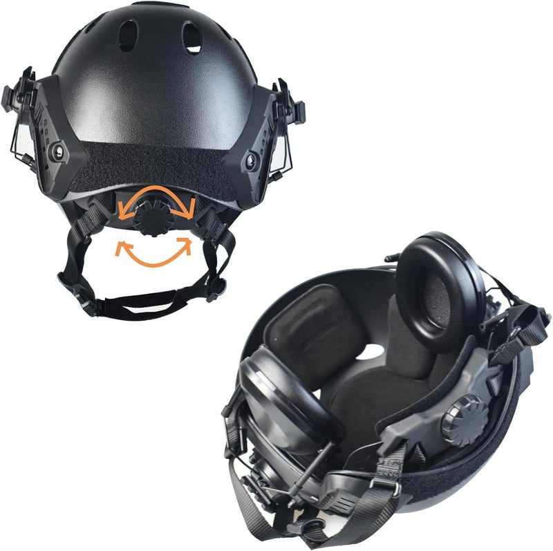 Hdlsina Airsoft Fast Helmet Set PJ Type Tactical Paintball Helmet Adjustable Size for Adult and Teenager - Image 5
